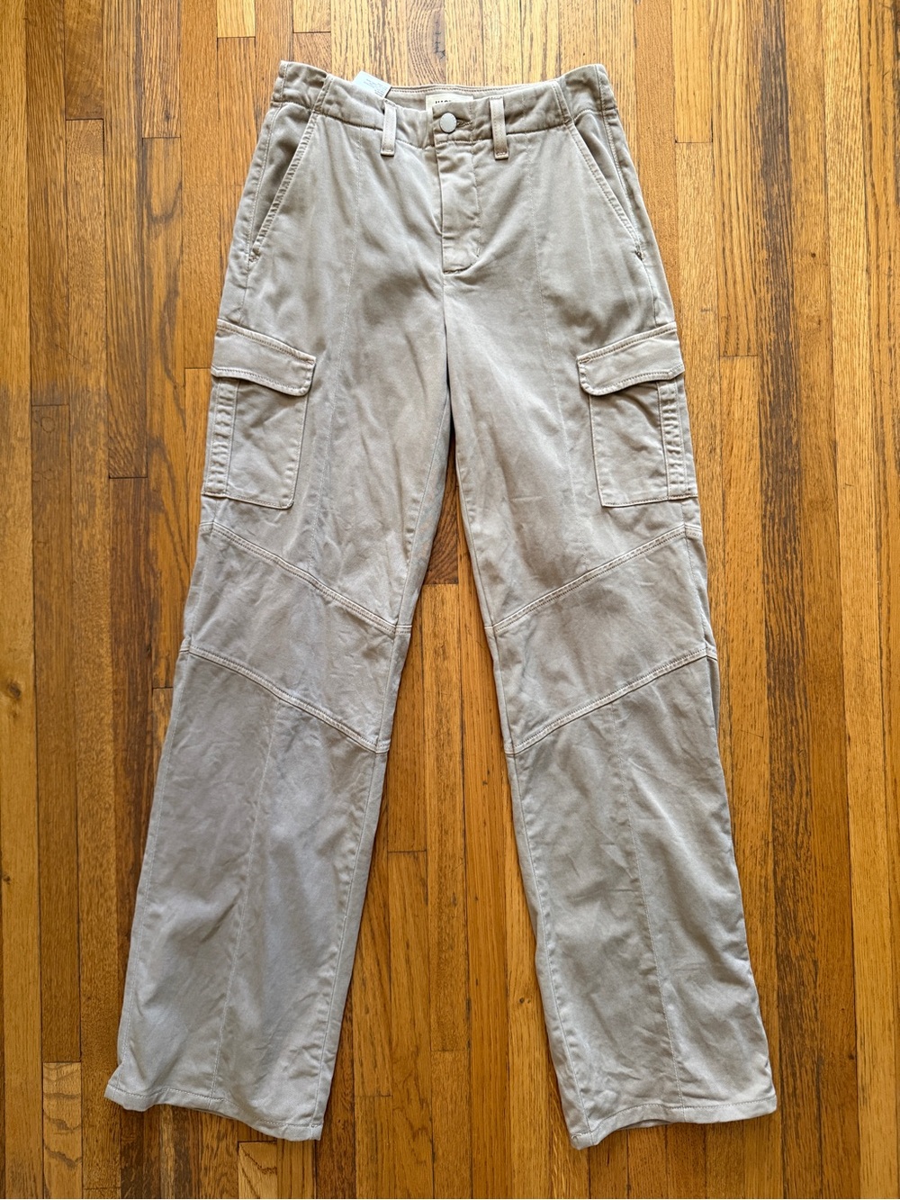 L'AGENCE Brooklyn High-Rise Utility Wide-Leg Cargo Pants - Size 25 - Picture 3 of 7